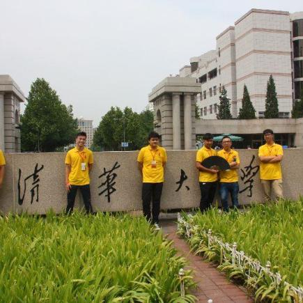 透過參訪清華大學，學員認識當地大學的設施及教育政策。