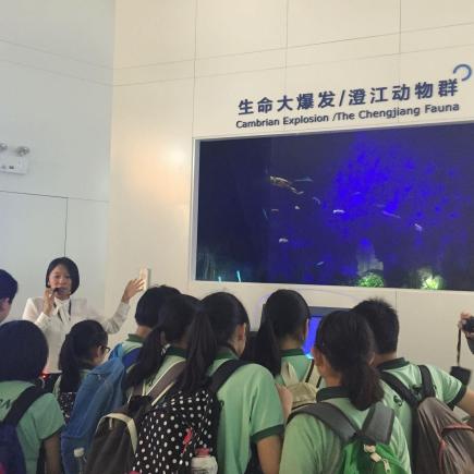 Students were visiting Shenzhen Dapeng Peninsula National Geopark Museum 02