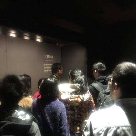 學生正在參訪湖南省博物館