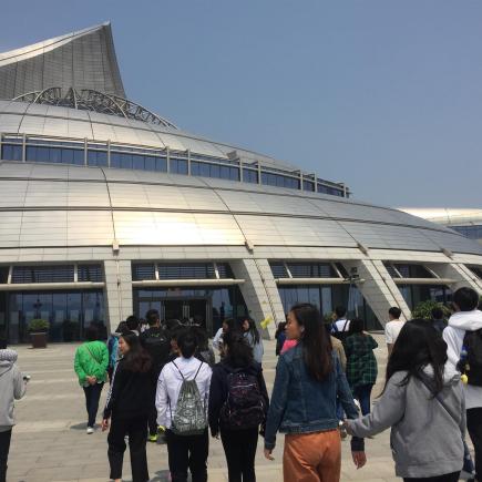 學生參訪中國港口博物館